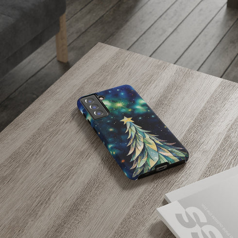 Christmas Tree On a Sky Full of Stars - Impact Resistant Phone Case